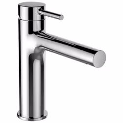 LAUFEN TwinPlus 1 x mitigeur de lavabo montage au sol, mitigeur monocommande bec fixe sans garniture découlement Saillie de l ...