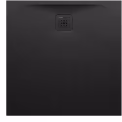 LAUFEN Pro 1 x receveur de douche super-plat dimensions : 900x900x29mm avec structure de surface carré en Marbond : matériau ...