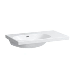 Laufen - Lua - Lavabo de meuble 75x46 cm, avec trop-plein, sans trou de robinet, blanc H8170860001091
