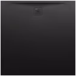 Laufen Pro 1 x receveur de douche super-plat dimensions : 1200x1200x33mm carré avec structure de surface en Marbond : matéria ...