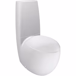 Laufen Il Bagno Alessi One 1 x WC au sol au sol pour réservoir de chasse chasse deau basse pour 5/3 litres sortie horizontale ...