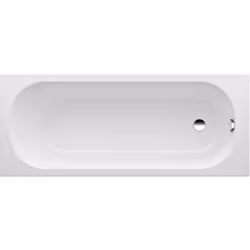 LAUFEN LUA 1 x baignoire Variante dinstallation volume utile : 115 litres forme rectangulaire couleur : blanc avec une pente  ...