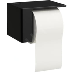 Val - Porte-rouleau toilette avec couvercle, noir mat H8722807160001 - Laufen