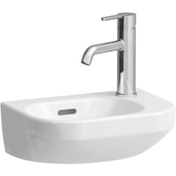 Laufen - Lua - Lave-mains 36x25 cm, avec trop-plein, trou pour robinetterie à droite, blanc H8150800001061