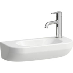 Laufen - Lua lave-mains, 1 trou de robinetterie à droite, bassin à