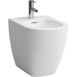 Laufen - Lua Bidet au sol, avec trop-plein, 1 trou pour robinet,