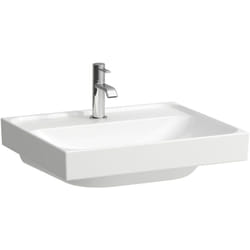 Laufen - Meda lavabo, encastrable, 550x460mm, 1 trou pour robinet,