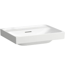 Meda lavabo à poser, poncé, 600x460mm, sans trou pour - Laufen