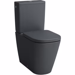 Laufen Meda 1 x combinaison de WC au sol Détails du produit au sol, pour chasse deau apparente sans bord de chasse, chasse de ...