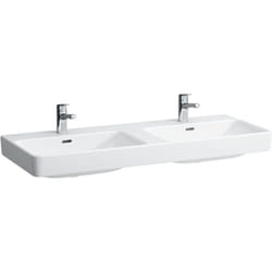Laufen - pro s lavabo double, sans trou pour robinet, avec
