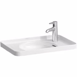 LAUFEN Val 1 x lavabo encastré encastrement par le haut zones semi-sèches à droite et à gauche avec structure de surface sur  ...