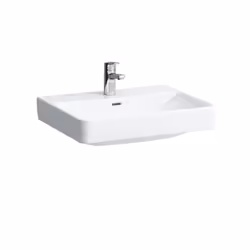 Lavabo avec 3 trous pour le mitigeur, avec trop-plein largeur : 600 mm profondeur : 465 mm hauteur : 175 mm matériau : cérami ...
