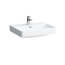 Laufen - Pro s - Lavabo, 600x465 mm, 3 trou pour robinetterie, blanc H8109630001081