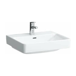 Laufen - Pro s - Lavabo, 55x47 cm, 1 trou pour robinetterie, blanc H8109620001041