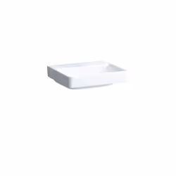 Vasque sans trop-plein et sans trou pour mitigeur longueur : 550 mm largeur : 465 mm hauteur : 175 mm matériau : céramique sa ...