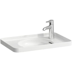 Laufen - val lavabo encastré, 1 trou de robinetterie à droite, avec
