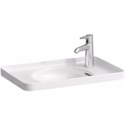 LAUFEN Val 1 x lavabo encastré encastrement par le haut zones semi-sèches à droite et à gauche avec structure de surface sur  ...