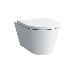 Pack combiné Laufen Kartell wc suspendu à fond creux, blanc, sans bride, abattant wc Softclose