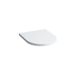Siège Laufen Kartell wc H8913330000001 blanc , avec revêtement amovible / fermeture amortie