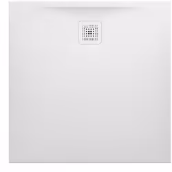 Laufen Pro 1 x receveur de douche super-plat dimensions : 900x900x29mm avec structure de surface carré en Marbond : matériau  ...