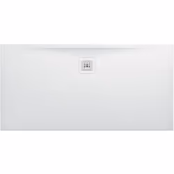 LAUFEN Pro 1 x receveur de douche super-plat dimensions : 1400x700x30mm avec structure de surface rectangulaire en Marbond :  ...