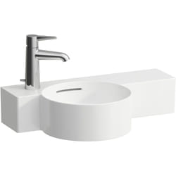 Laufen - val Lave-mains, 1 trou de robinetterie à gauche, avec
