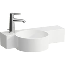LAUFEN VAL Lave-mains, sans trou pour robinetterie, avec