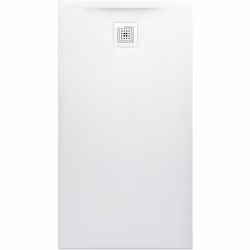 LAUFEN Pro 1 x receveur de douche dimensions : 1300x700x38mm rectangulaire en Marbond : matériau composite minéral facile den ...