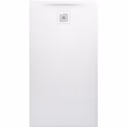 Laufen Pro 1 x receveur de douche dimensions : 1300x700x38mm rectangulaire en Marbond : matériau composite minéral facile den ...