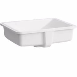 Lavabo à encastrer matériau : céramique sanitaire dimensions : 440 x 330 x 170 mm (L/L/P) forme rectangulaire glaçuré sur les ...