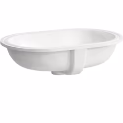 Lavabo à encastrer matériau : céramique sanitaire partie supérieure meulée dimensions : 510 x 310 x 130 mm (L/L/P) découpe ov ...