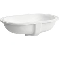Laufen - Savoy - Lavabo encastré 510x310 mm, avec trop-plein, sans trou pour robinetterie, blanc H8189460001091