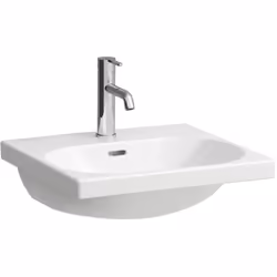 LAUFEN LUA 1 x lavabo suspendu Forme extérieure rectangulaire Forme intérieure du bassin ovale Largeur : 500mm, Profondeur :  ...