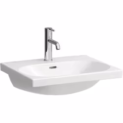 LAUFEN LUA 1 x lavabo suspendu Forme extérieure rectangulaire Forme intérieure du bassin ovale Largeur : 550mm, Profondeur :  ...