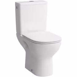 Laufen Lua 1 x WC au sol au sol pour chasses deau apparentes Type de sortie : horizontale largeur : 650mm, profondeur : 360mm ...