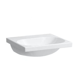 Laufen - Lua - Lavabo de meuble 46x50 cm, sans trop-plein, sans trou de robinet, blanc H8100810001421