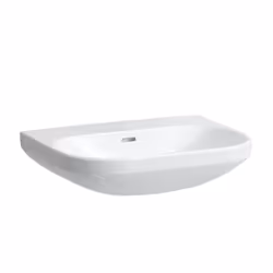 Lavabo mural couleur : blanche dimensions : 600 x 460 x 180 mm (LxLxH) matériau : céramique sanitaire avec trop-plein sans tr ...