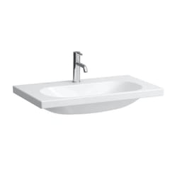 Laufen - Lua - Lavabo de meuble 80x46 cm, sans trop-plein, trou pour robinetterie, blanc H8160870001561
