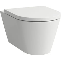 Kartell wc suspendu, chasse deau basse, avec Silent Flush - Laufen