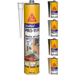 Sika - Mastic colle polyuréthane multi-usage flex Pro 11FC - Cartouche 300ml Beige