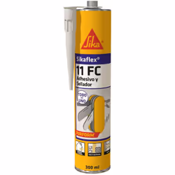 Sikaflex-11fc adhésif et scellant blanc purform ; mastic monocomposant à base de polyuréthane, à élasticité permanente, durci ...