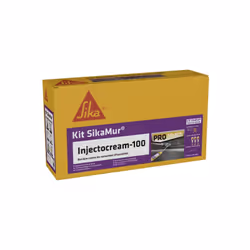 Description générale Le Kit Pro anti-humidité SIKA SikaMur InjectoCream - 5m est une solution innovante pour lutter contre le ...