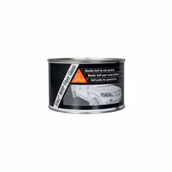 Présentation : Mastic fibres de verre pour tôle - SIKA MRP Fiber Glass - Gris - 2kg , est un mastic polyester renforcé avec d ...