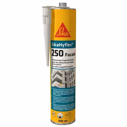 Mastic polyuréthane élastique - SIKA - SikaHyflex-250 Facade i-Cure - 600 ml - Couleur: Brun - Haute performance