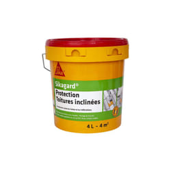 Peinture Imperméable anti-fuites toitures inclinées 4L Couleur: Translucide - Sika