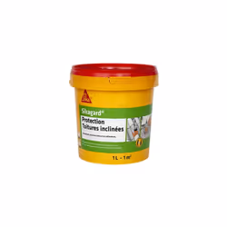 Présentation : Peinture de protection SIKA Sikagard Protection Toiture inclinée - Sable - 1L , protège efficacement les toitu ...