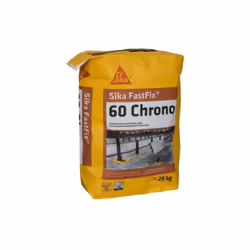 Description générale Mortier scellement mobilier urbain et aménagement extérieur - SIKA FastFix 60 Chrono - Gris - 25kg est u ...