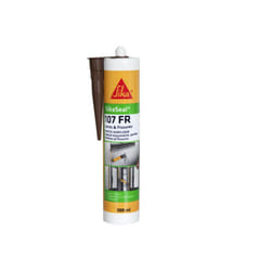 Mastic acrylique spécial façade - SIKA SikaSeal 107 Joints et Fissure - Acajou - 300ml