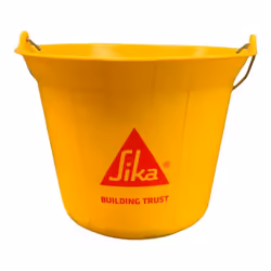 Seau de maçon - Sika - 547694 - 11 L - Jaune - Anse en métal