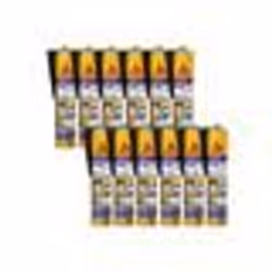 Lot de 12 mastics colle SIKA Sikaflex 11 FC+ Evolution - Noir - 300ml